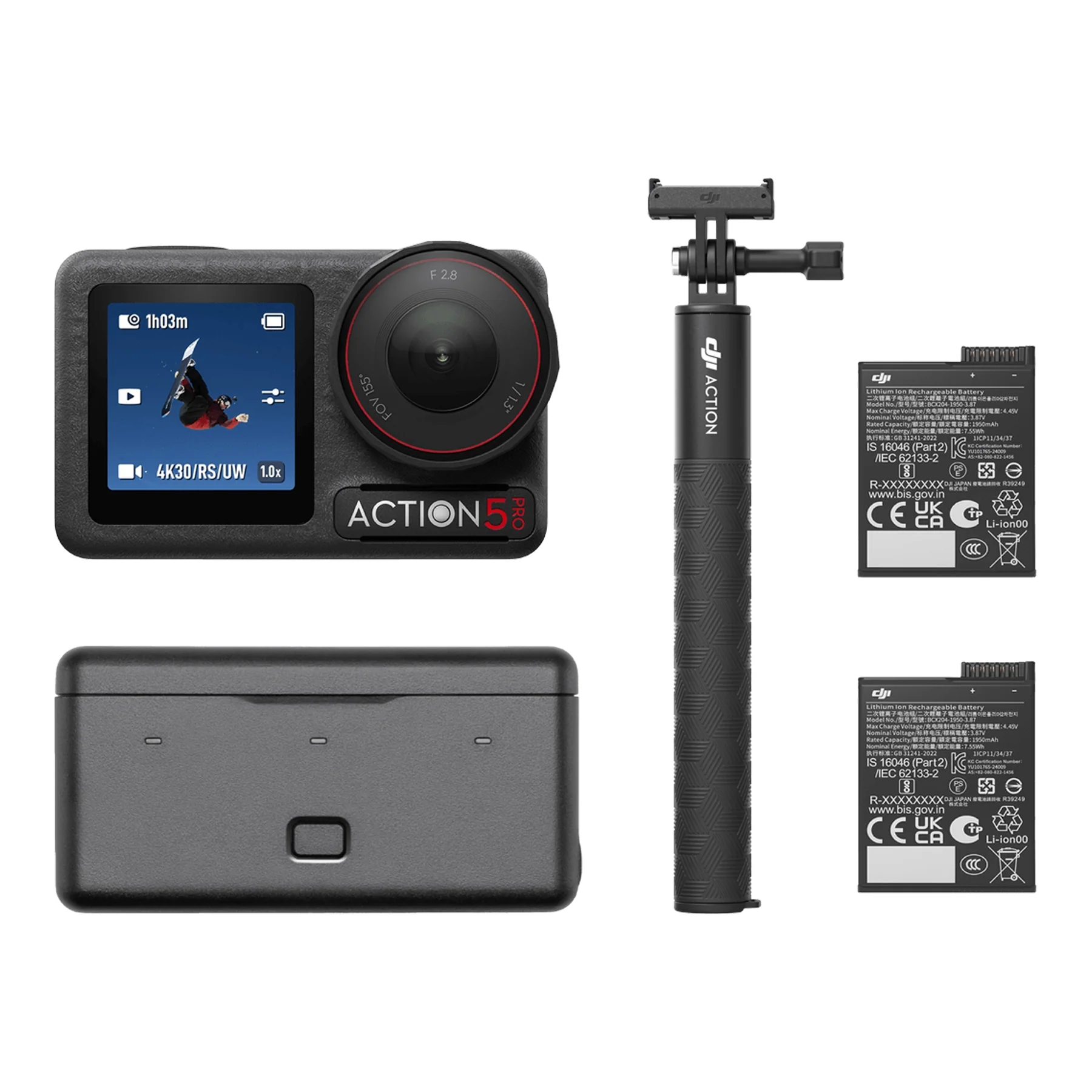 Caméra D'Action DJI ACTION 5 PRO ADVENTURE COMBO – Image 1