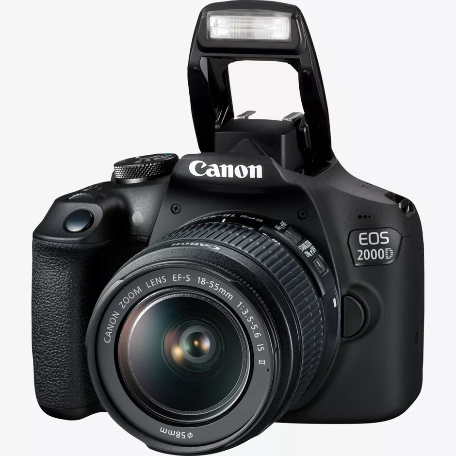 Caméra DSLR Professional CANON EOS 2000D Avec Objectif 18-55mm – Image 1