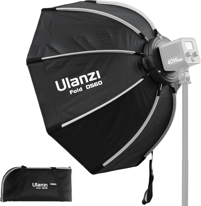 Softbox Octagonal ULANZI FOLD DS60 ( 60cm / Bowens Mount ) – Image 1