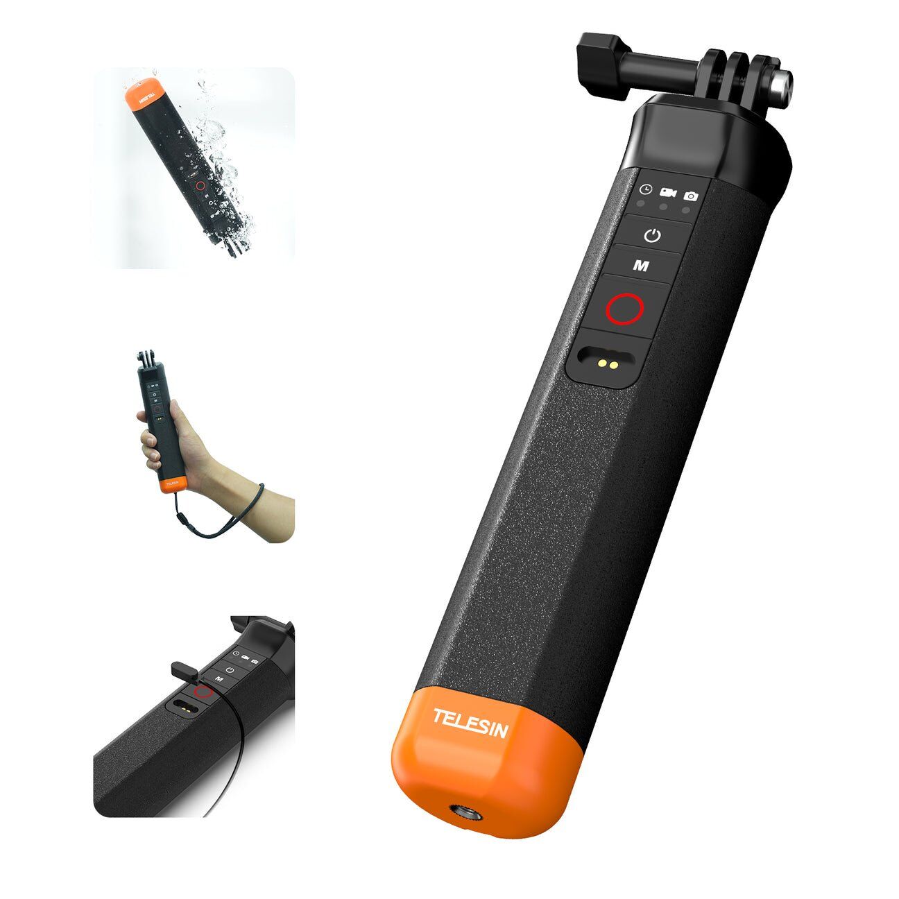 111111111 Accessoires Caméra Action TELESIN BLUETOOTH FLOATING STICK (S4-FHG-01-TGP) – Image 1