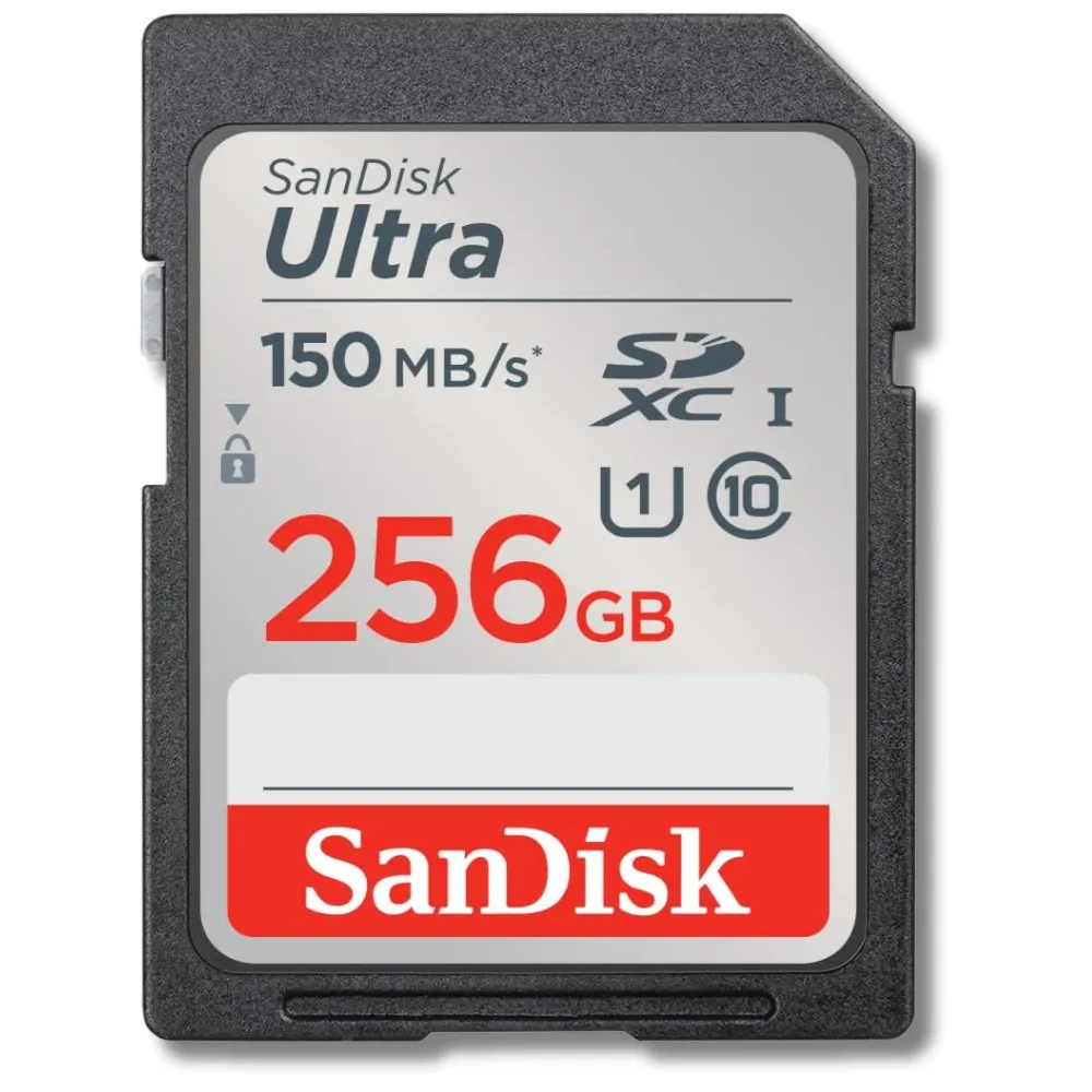 CARTE MÉMOIRE SD ULTRA 256GB 150MB/S CARTE MÉMOIRE SD ULTRA 256GB 150MB/S