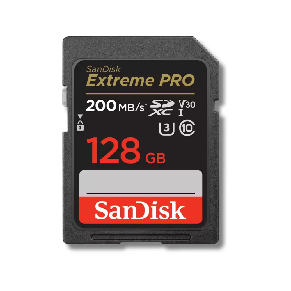 CARTE MEMOIRE SD EXTREME PRO 128GB 200MB/S