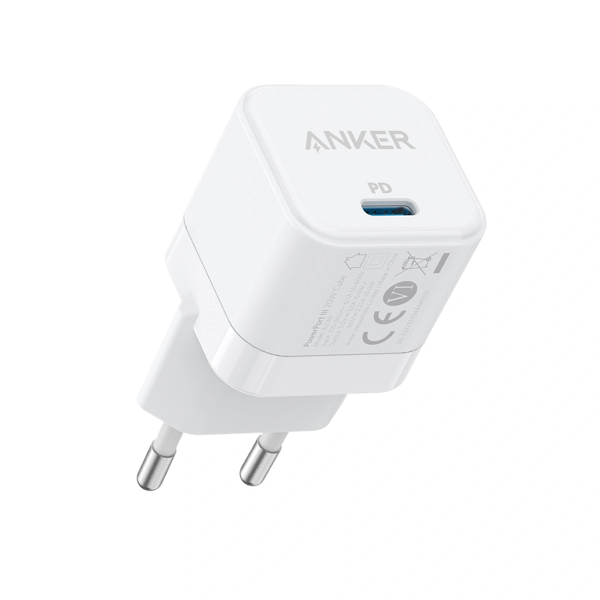 Chargeur Mobile ANKER PowerPort III A2149 ( 20W / 1xUSB-C ) Chargeur Mobile ANKER PowerPort III A2149 ( 20W / 1xUSB-C ) – Image 1