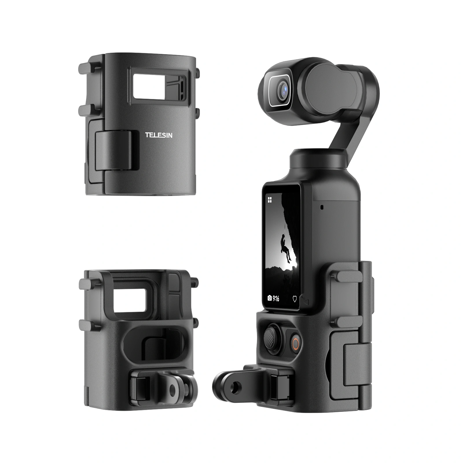 Accessoire Caméra D'Action TELESIN EXPANSION ADAPTER FOR DJI OSMO POCKET 3 / 4 ( S7-CFR-01-TDJ ) – Image 1