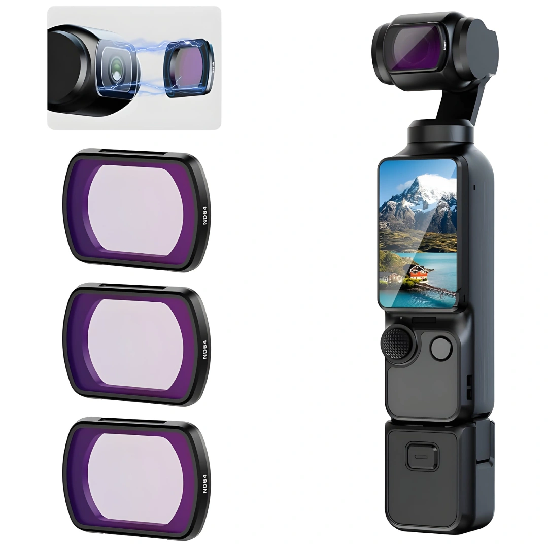 Accessoire Caméra D'Action ULANZI MAGNETIC ND FILTER SET LENS FOR DJI OSMO POCKET 3 / 4 ( PK-03 ) – Image 1